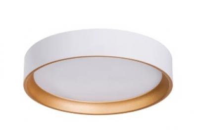 Auster White & Gold Trim to Suit 18w LED Ceiling Oyster Light
